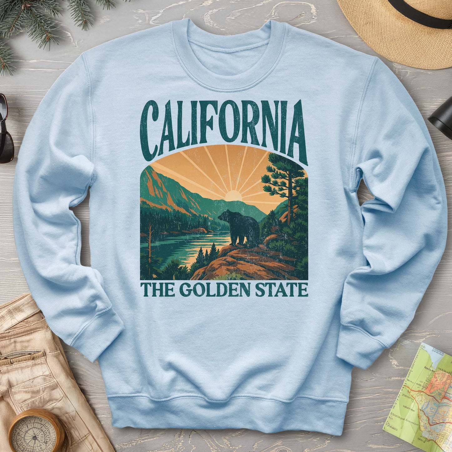 California Golden State "Big and Bold" Sweatshirt