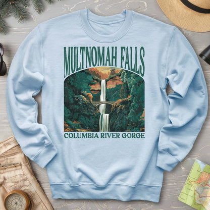 Multnomah Falls Oregon "Big and Bold" Sweatshirt