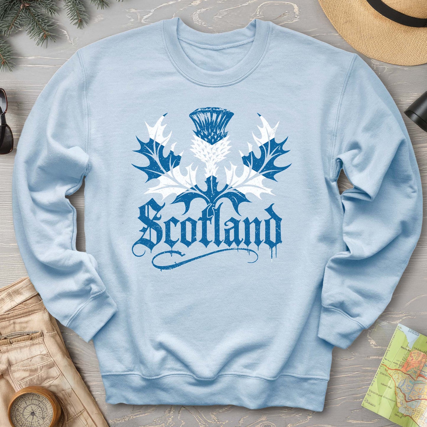 Scotland Gothic Thistle Sweatshirt