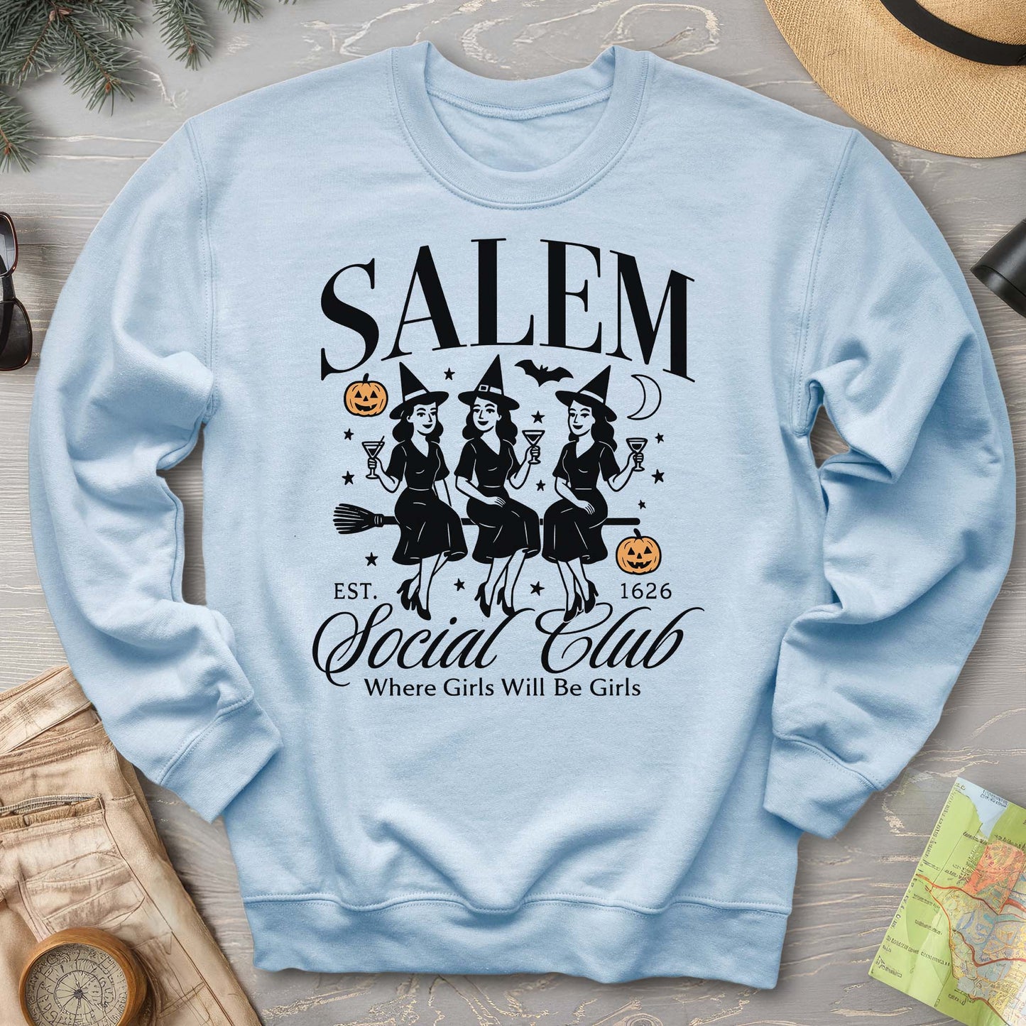 Salem Social Club Retro 50's Sweatshirt