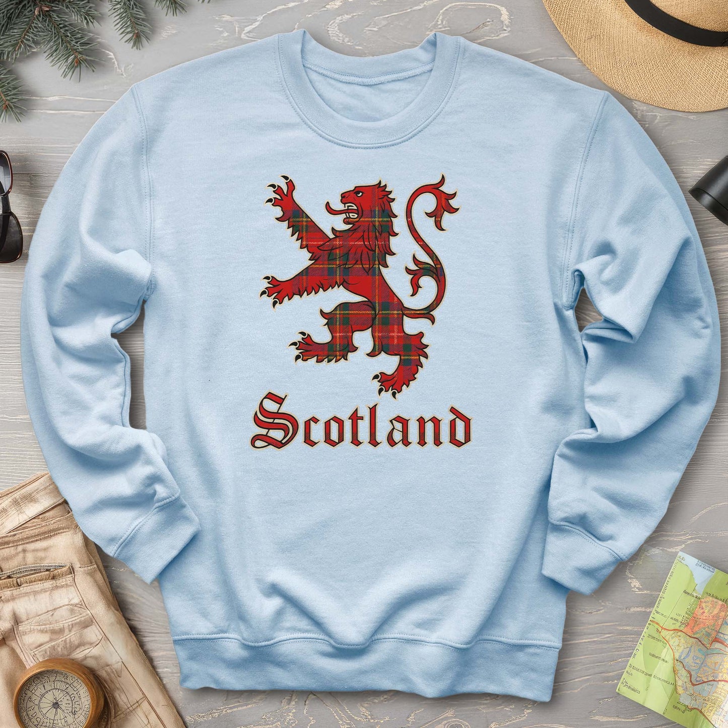 Scotland Tartan Lion Sweatshirt
