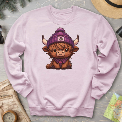 Tartan Highland Cow Sweatshirt