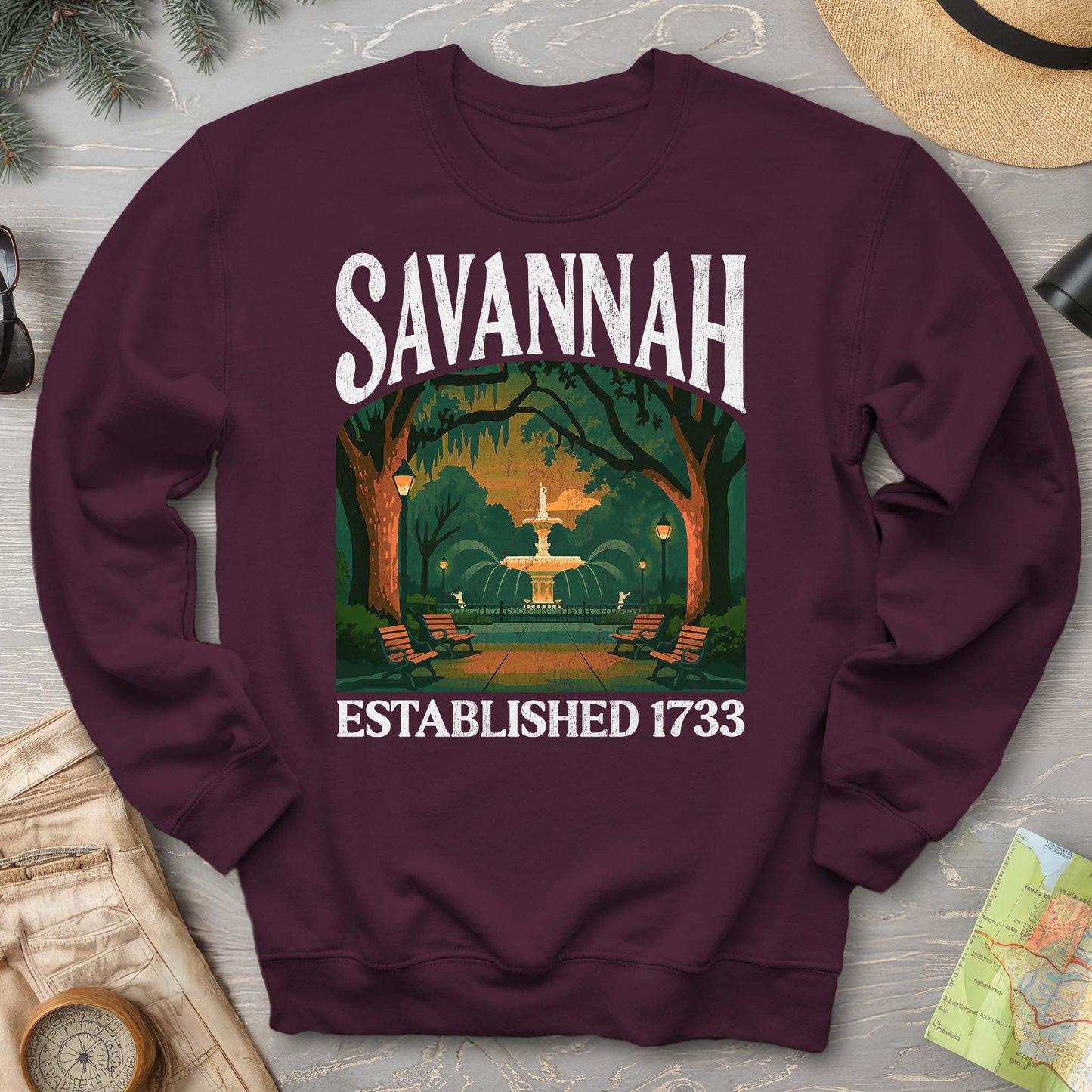 Savannah Georgia "Big and Bold" Sweatshirt