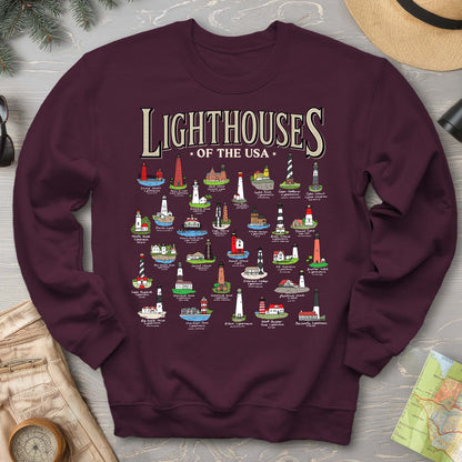 Lighthouses of the USA Sweatshirt