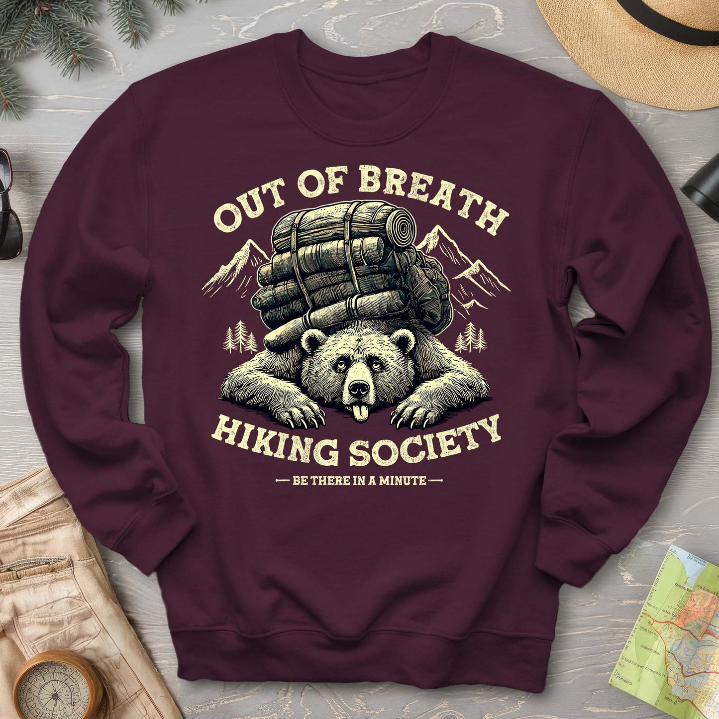 Out of Breath Hiking Society Sweatshirt
