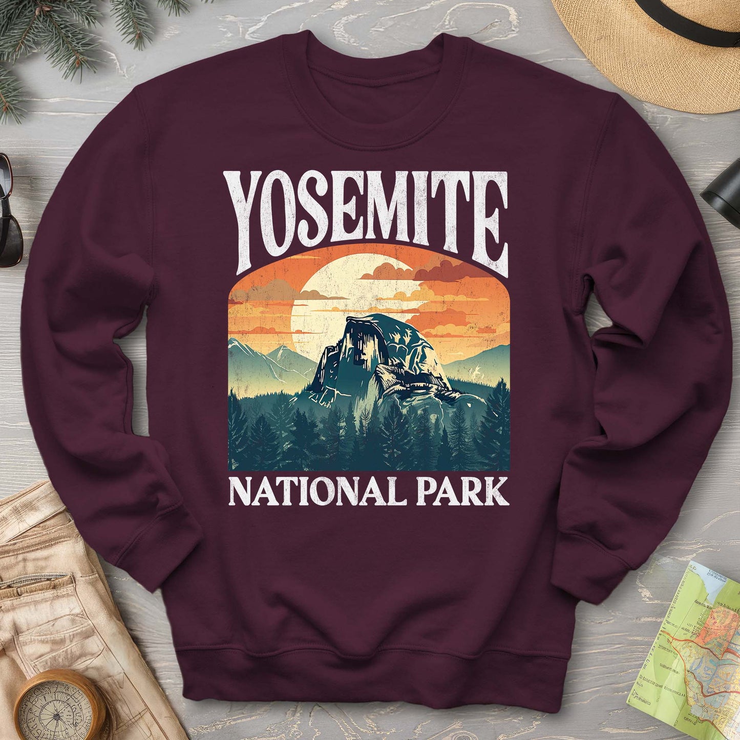 Yosemite National Park "Big and Bold" Sweatshirt