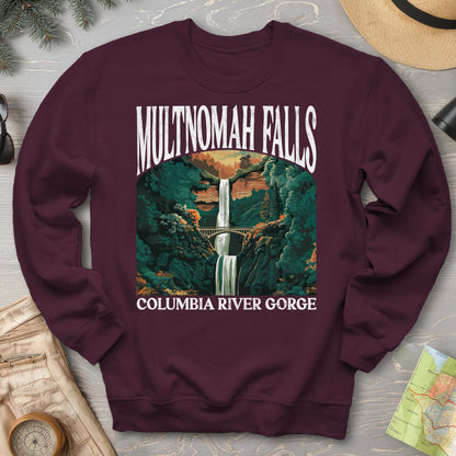 Multnomah Falls Oregon "Big and Bold" Sweatshirt