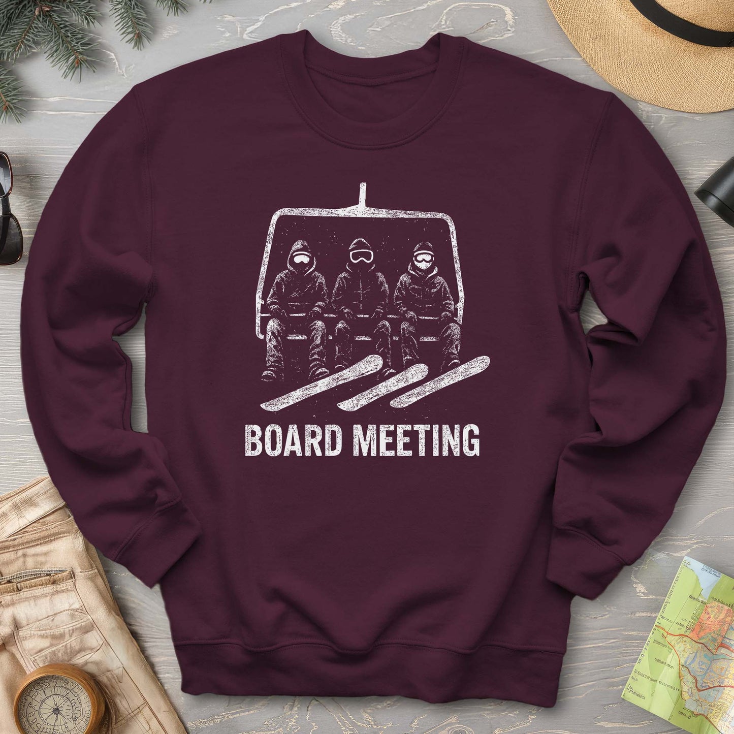 Snowboard "Board Meeting" Sweatshirt