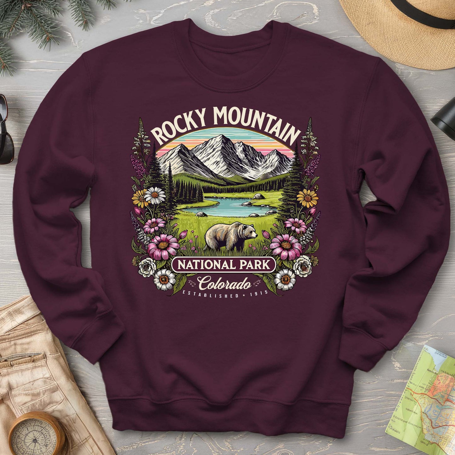 Rocky Mountain National Park "Wildflower" Sweatshirt