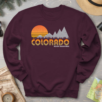 Colorado Rocky Mountains "80's Retro" Sweatshirt