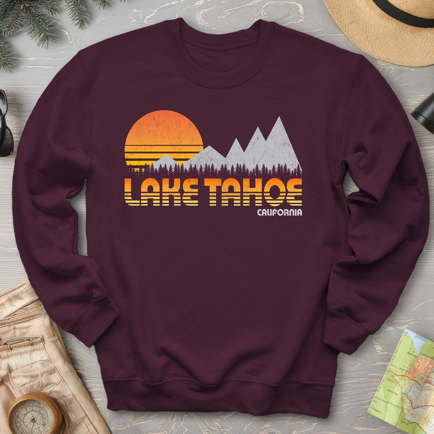 Lake Tahoe Retro 80's Sweatshirt