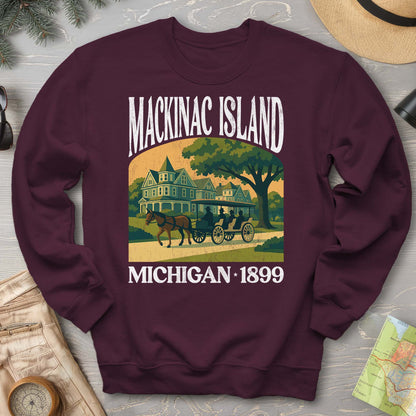 Mackinac Island Michigan "Big and Bold" Sweatshirt