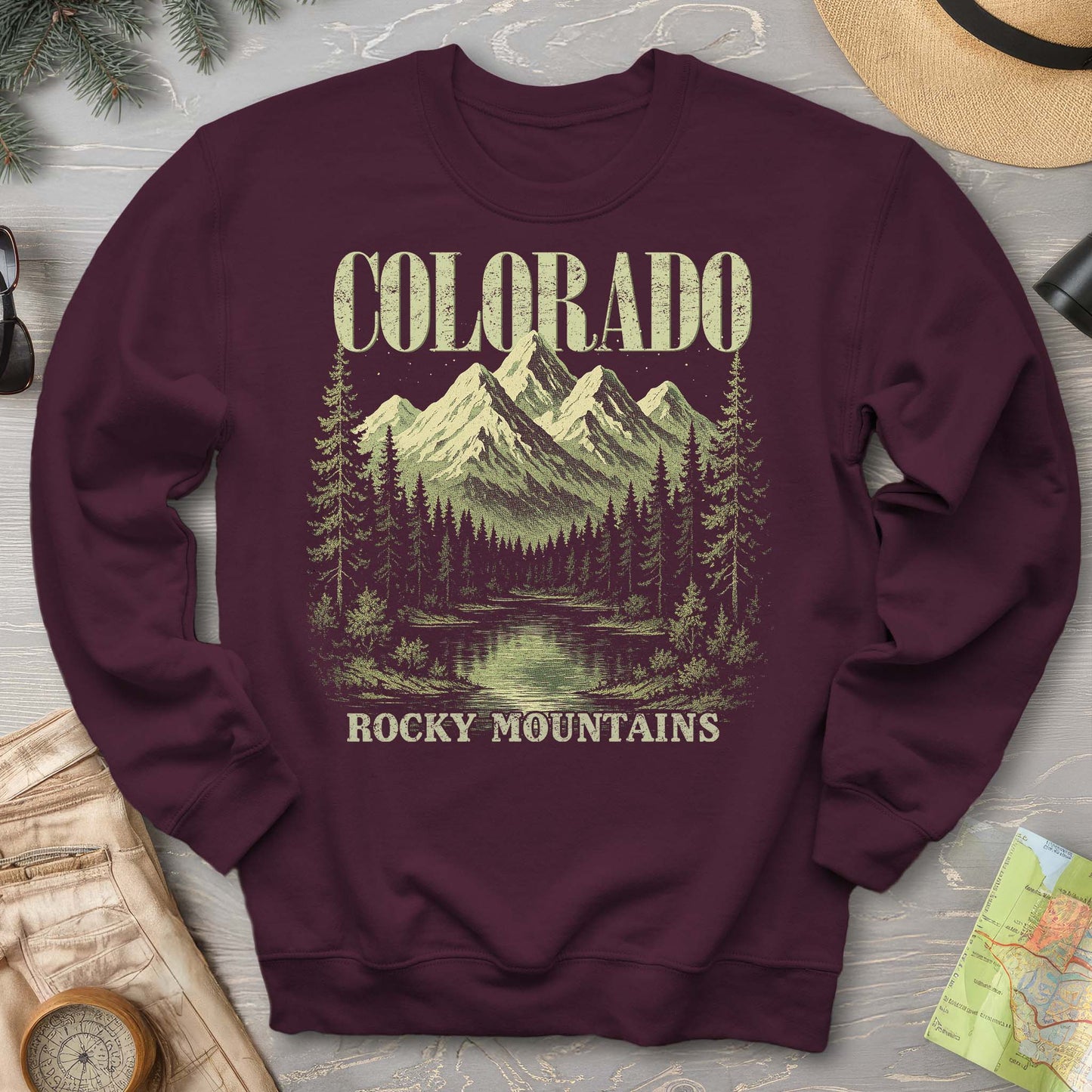 Colorado Rocky Mountains "Halftones" Sweatshirt