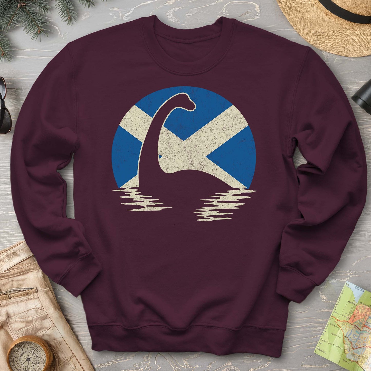 Scotland Loch Ness Flag Sweatshirt