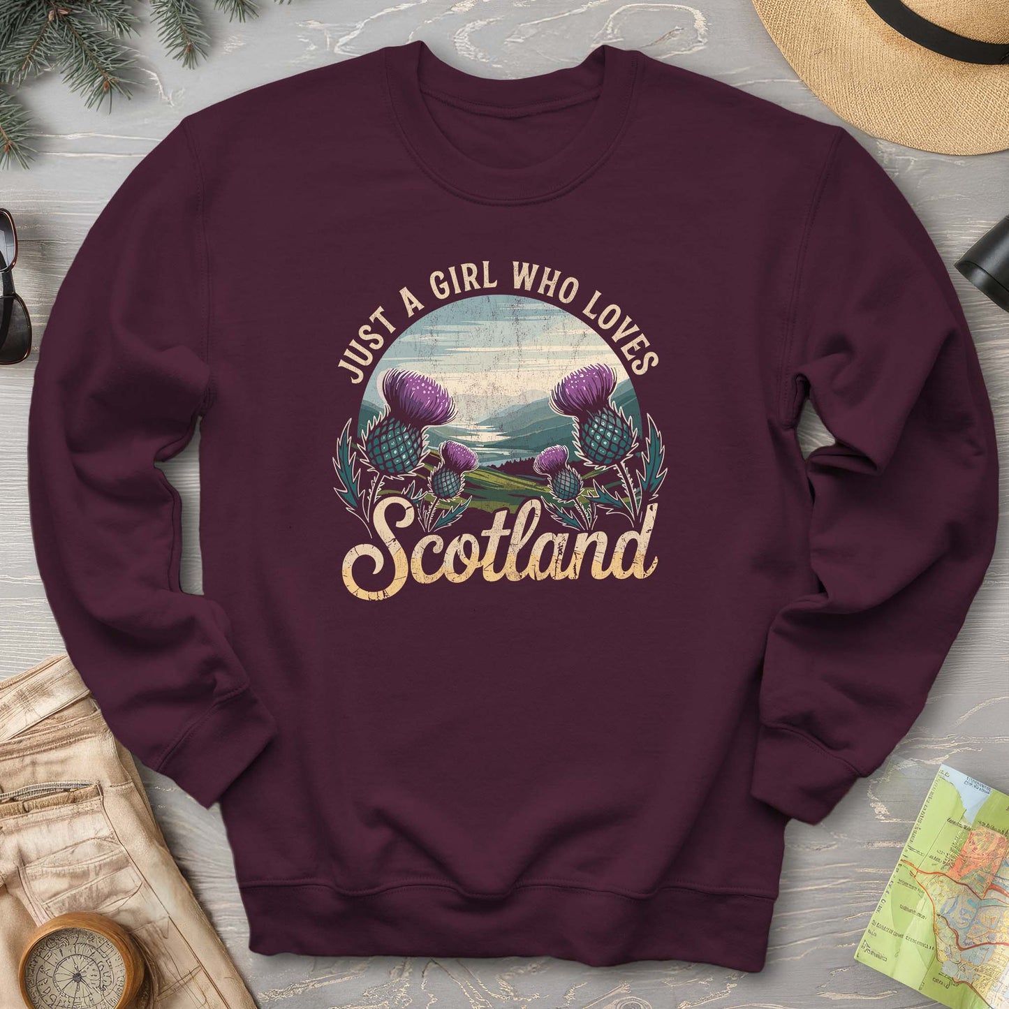 Just a Girl Who Loves Scotland Sweatshirt