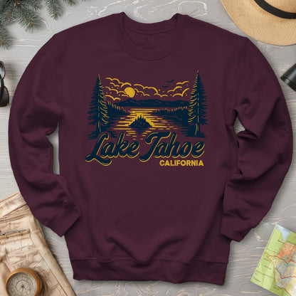 Lake Tahoe Emerald Bay Sketch Sweatshirt