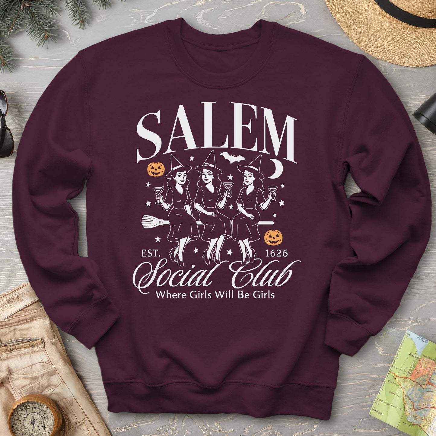 Salem Social Club Retro 50's Sweatshirt