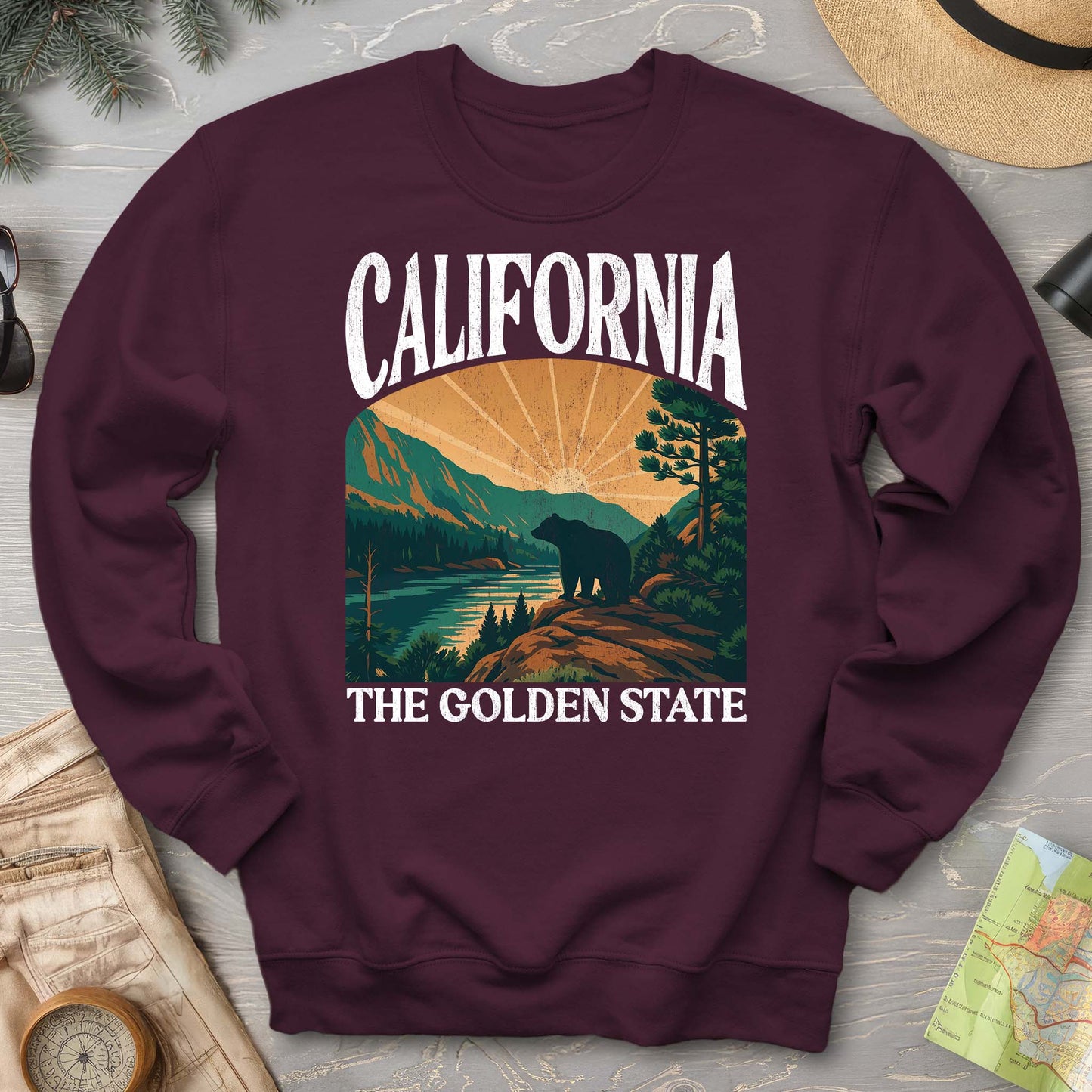 California Golden State "Big and Bold" Sweatshirt