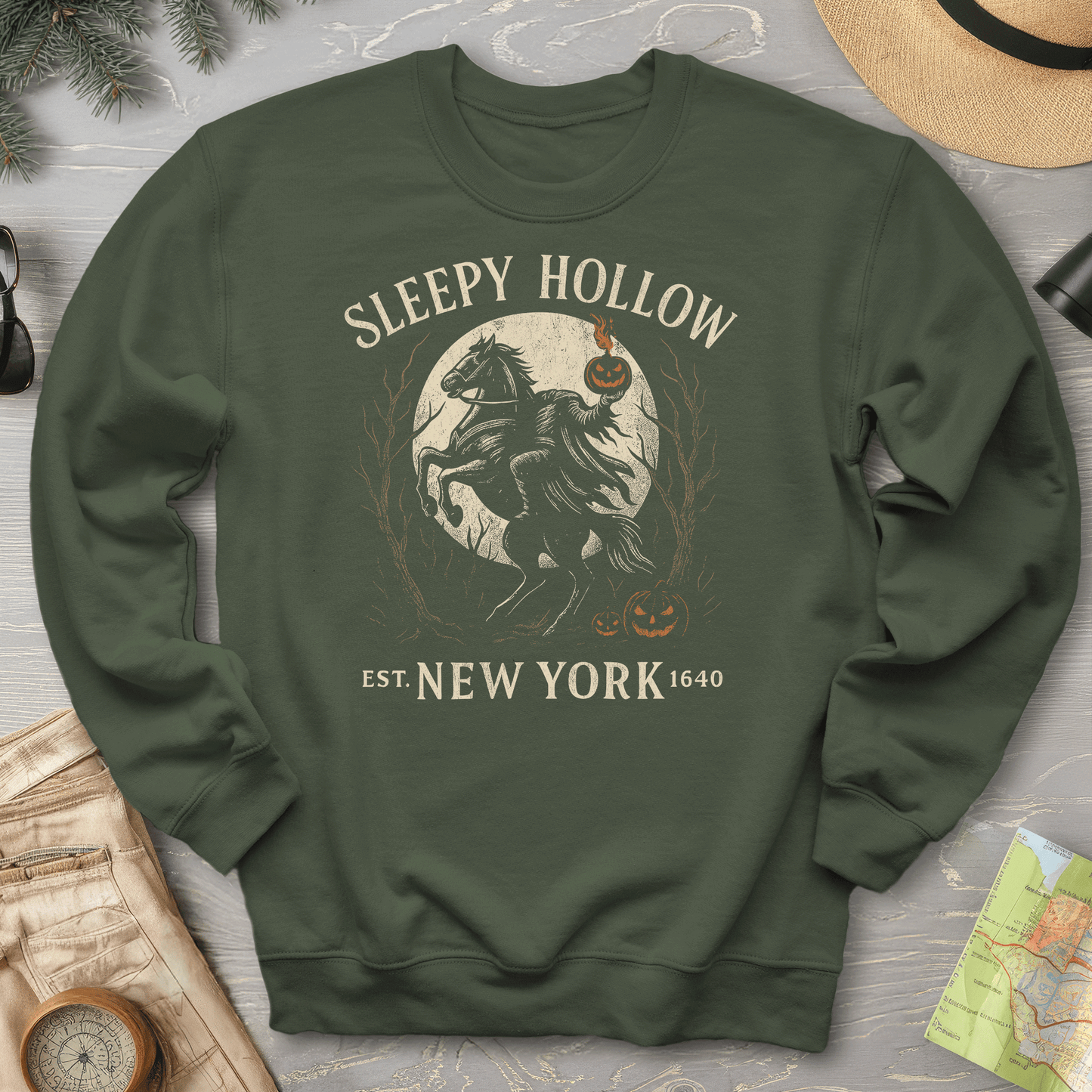 Sleepy Hollow New York Dark Sweatshirt