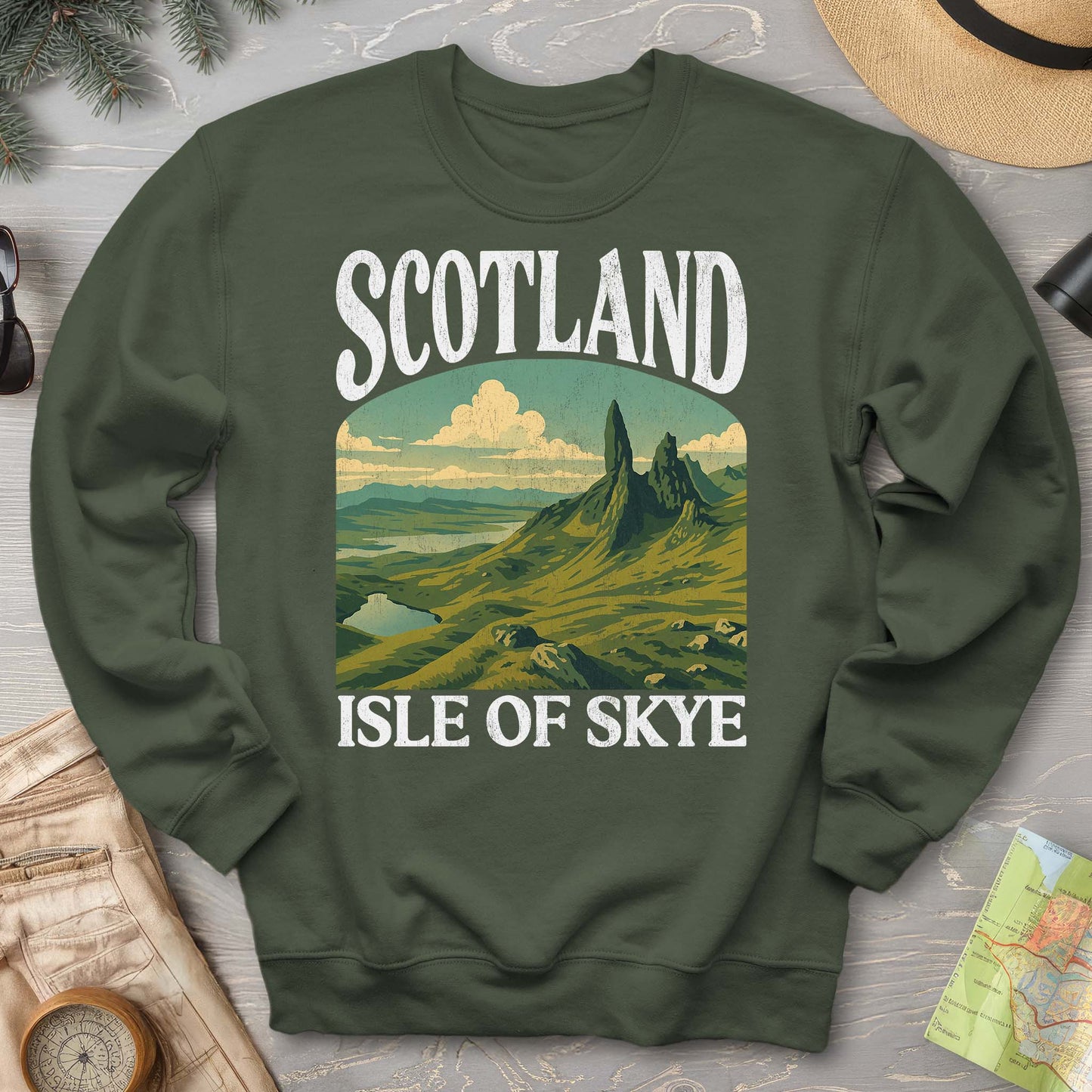Scotland Isle of Skye "Big & Bold" Sweatshirt