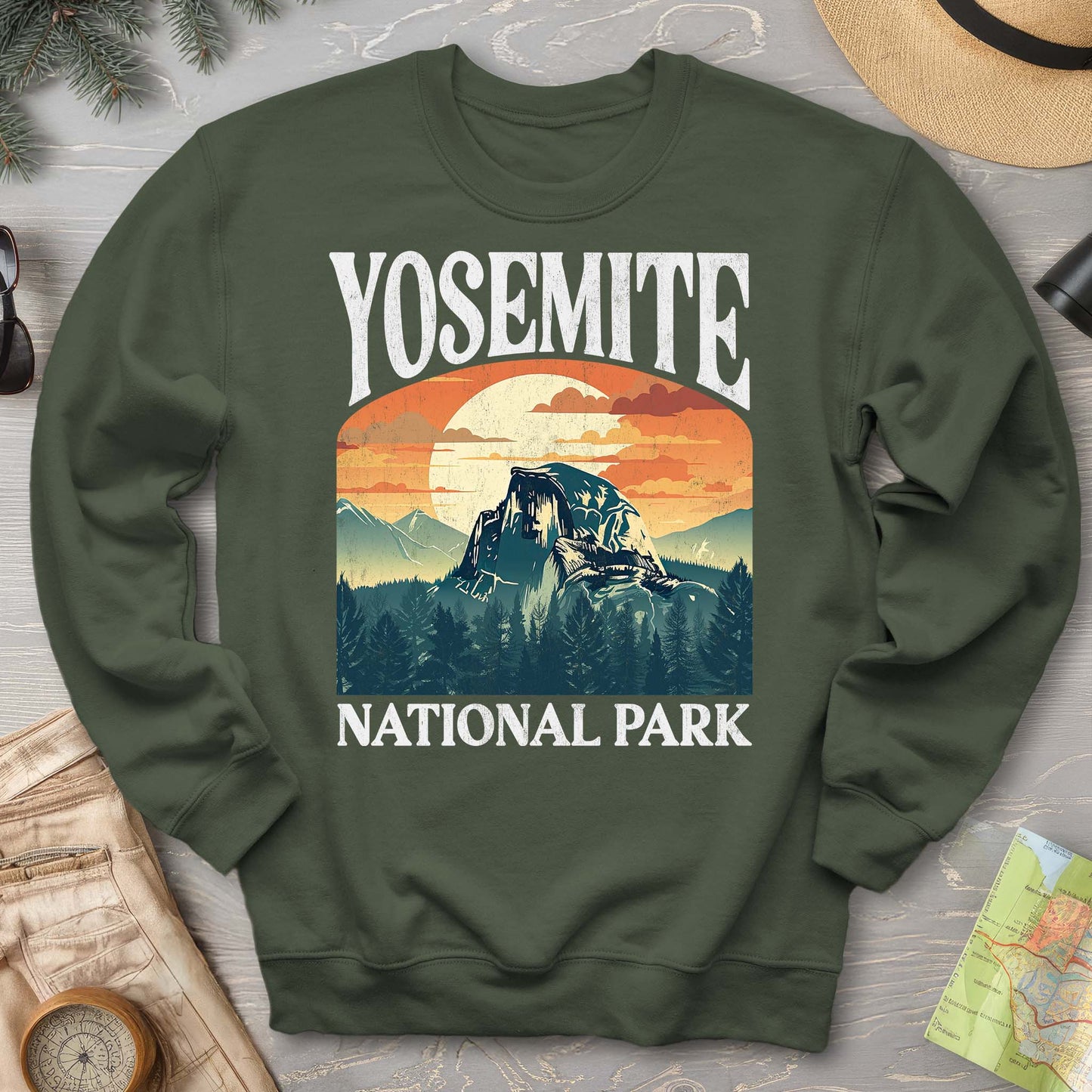 Yosemite National Park "Big and Bold" Sweatshirt