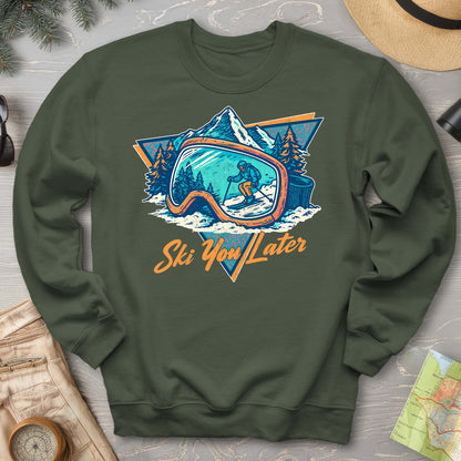 Ski You Later Retro 1980's Sweatshirt