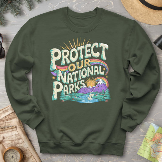 Protect Our Parks "Happy Hippie" Sweatshirt