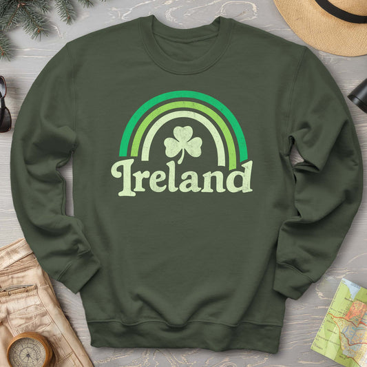 Ireland Rainbow Shamrock Sweatshirt