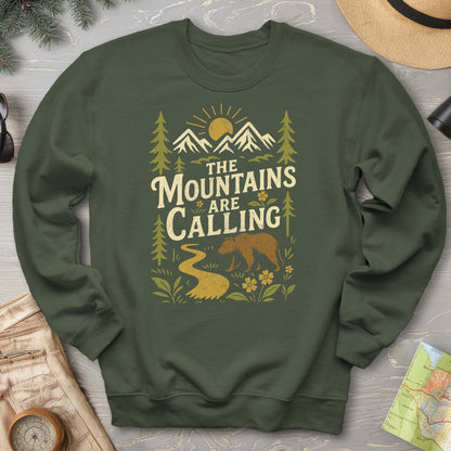 The Mountains Are Calling "Vintage Sketch" Sweatshirt