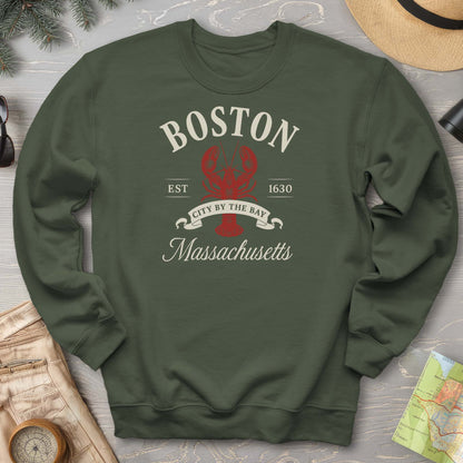 Boston City By the Bay Lobster Sweatshirt