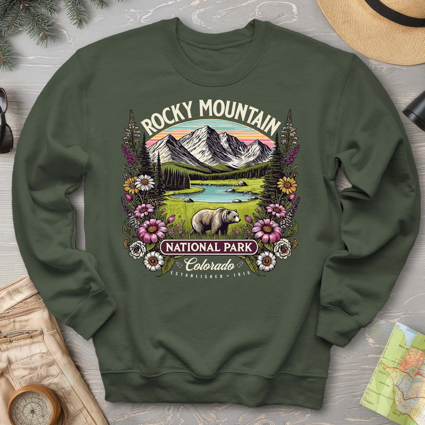 Rocky Mountain National Park "Wildflower" Sweatshirt