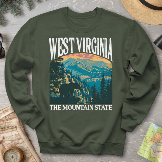 West Virginia Mountain State "Big and Bold" Sweatshirt