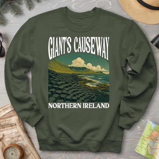 Giants Causeway Northern Ireland "Big and Bold" Sweatshirt