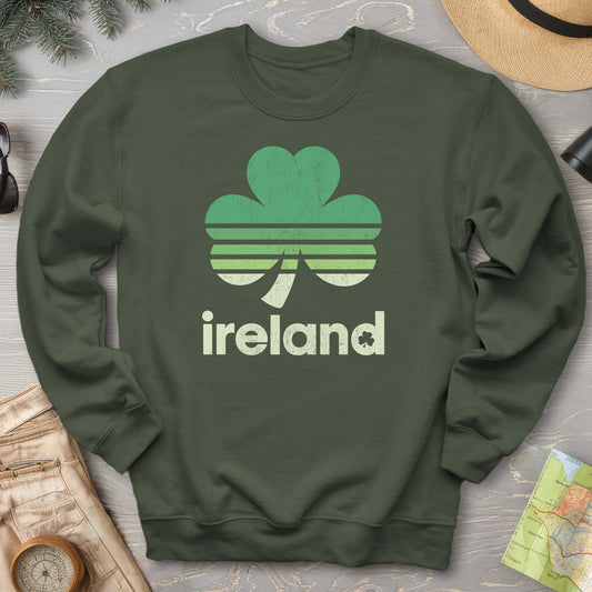 Ireland Retro Shamrock Sweatshirt