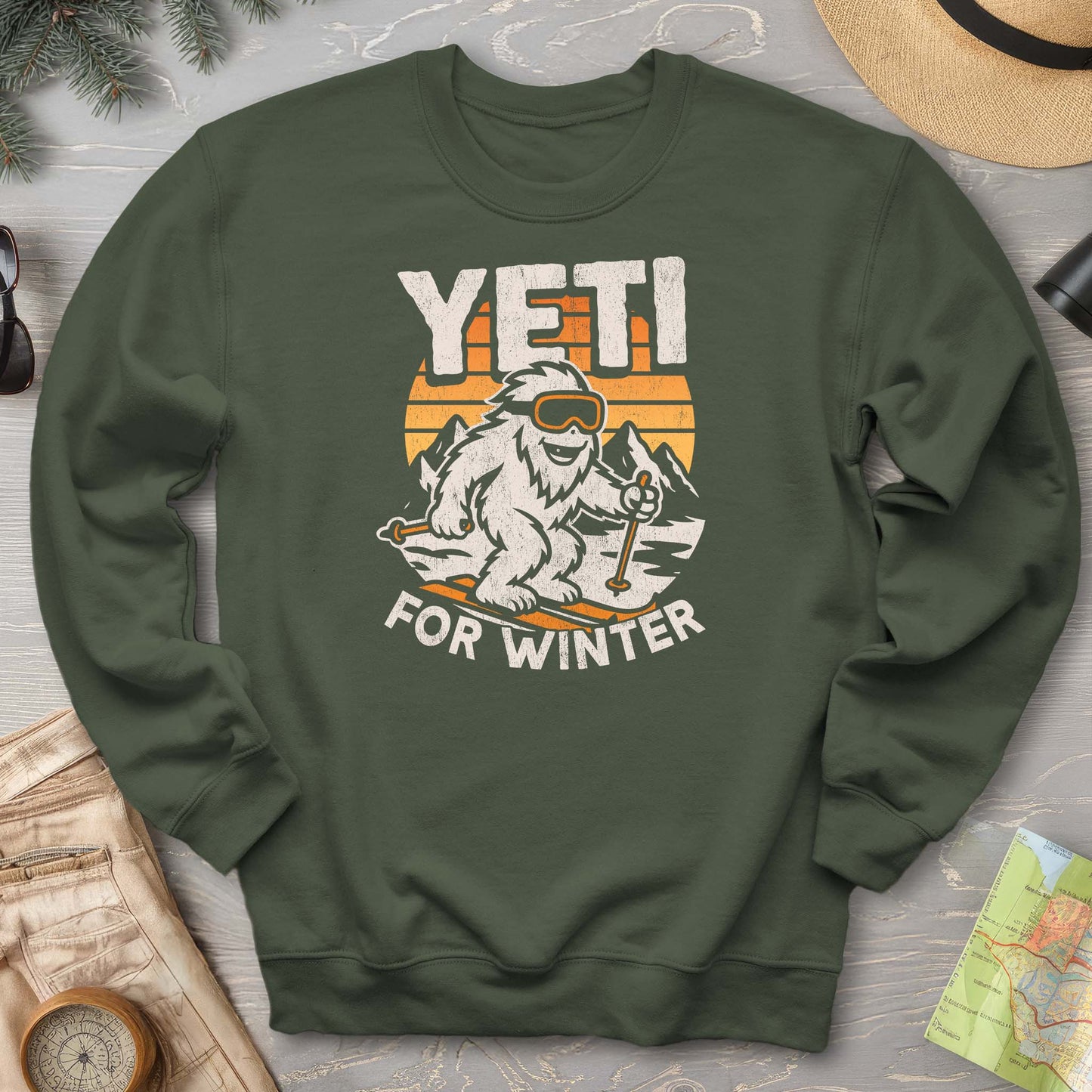 Yeti For Winter Sweatshirt