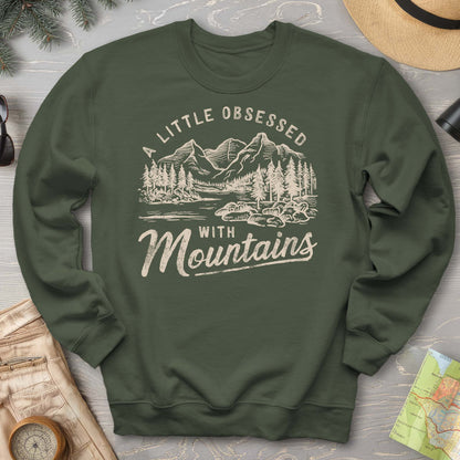"A Little Obsessed with Mountains" Sweatshirt