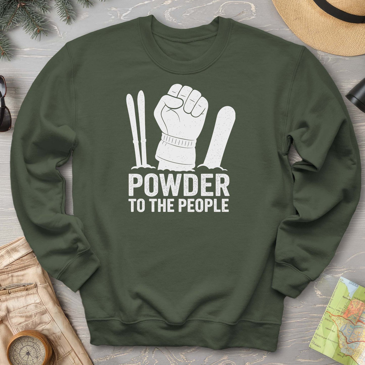 Powder to the People Sweatshirt