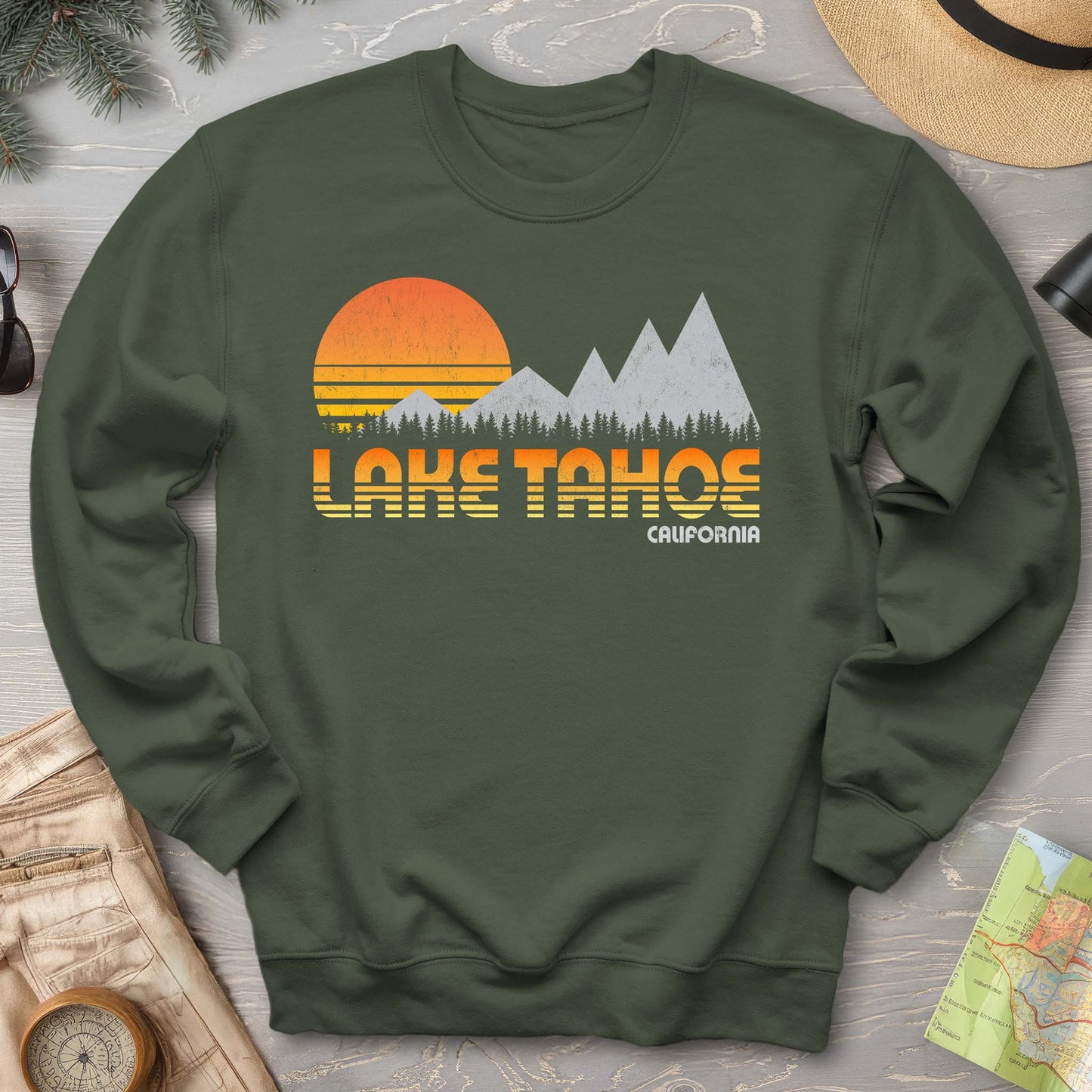 Lake Tahoe Retro 80's Sweatshirt