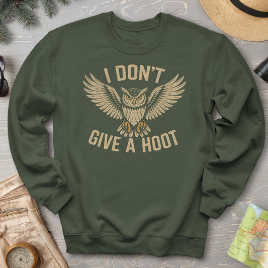 I Don't Give a Hoot "Vintage Owl" Sweatshirt