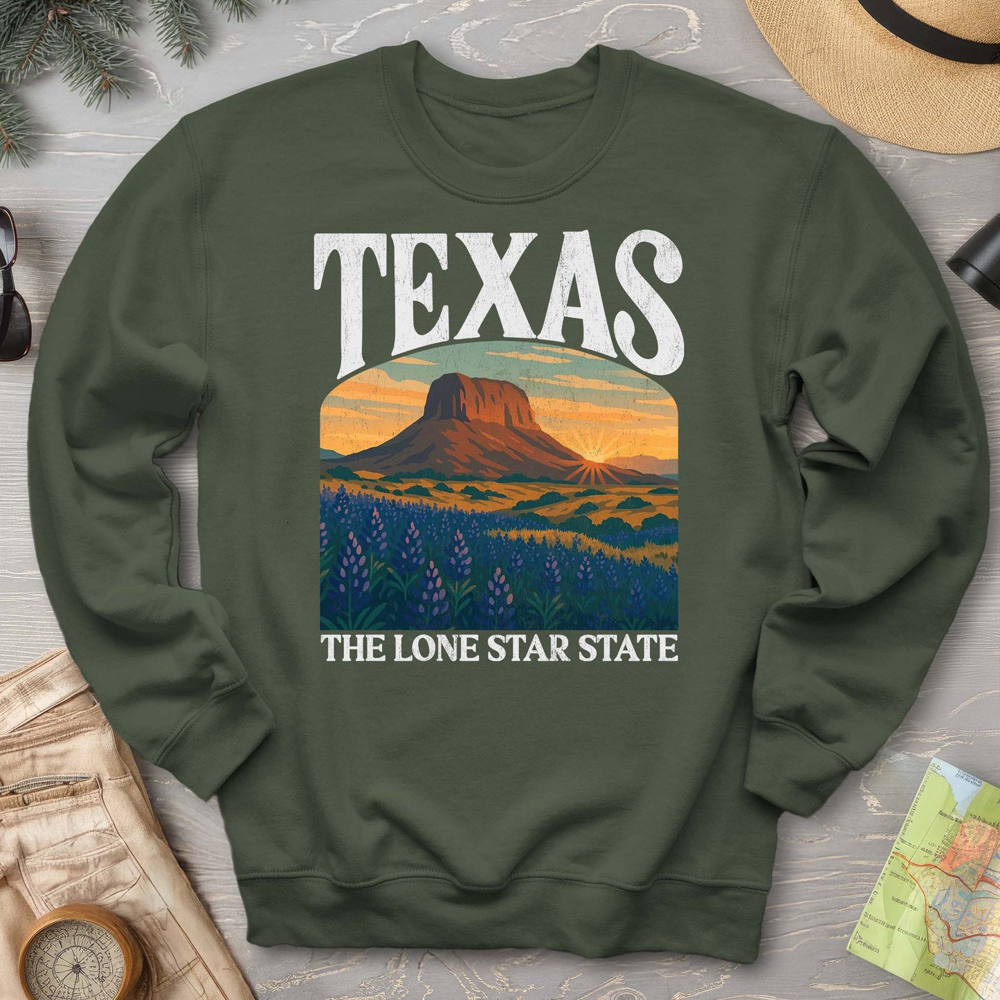 Texas Lone Star State "Big and Bold" Sweatshirt