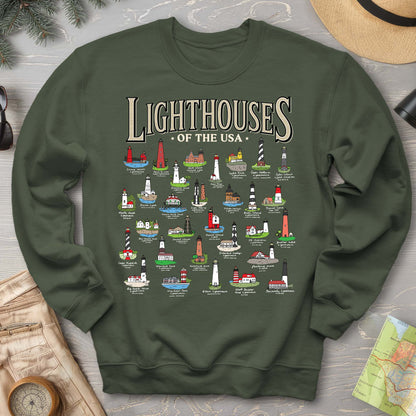 Lighthouses of the USA Sweatshirt
