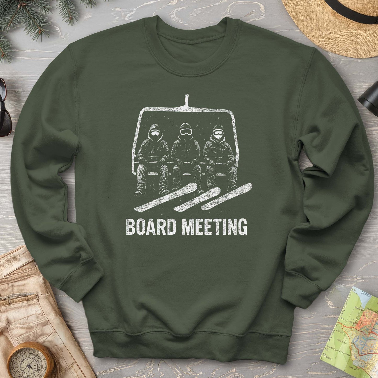 Snowboard "Board Meeting" Sweatshirt