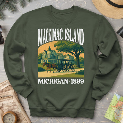 Mackinac Island Michigan "Big and Bold" Sweatshirt