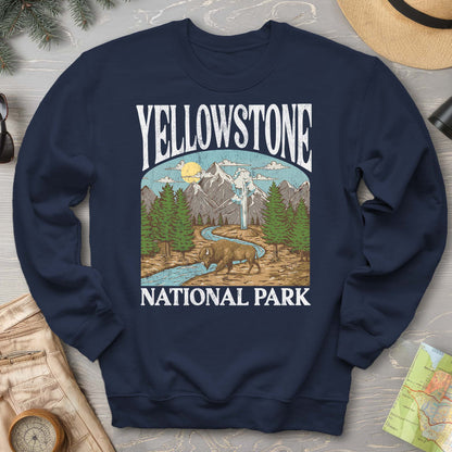 Yellowstone National Park Geyser "Big and Bold" Sweatshirt