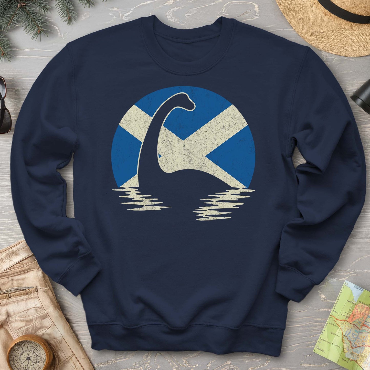 Scotland Loch Ness Flag Sweatshirt