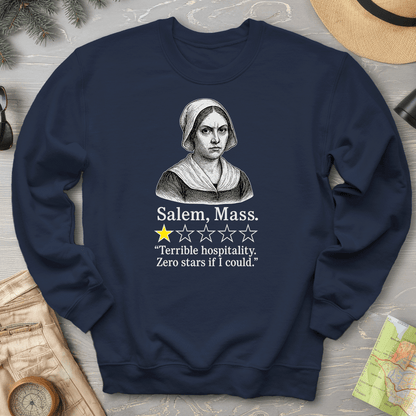 Salem Massachusetts "1 Star Review" Sweatshirt