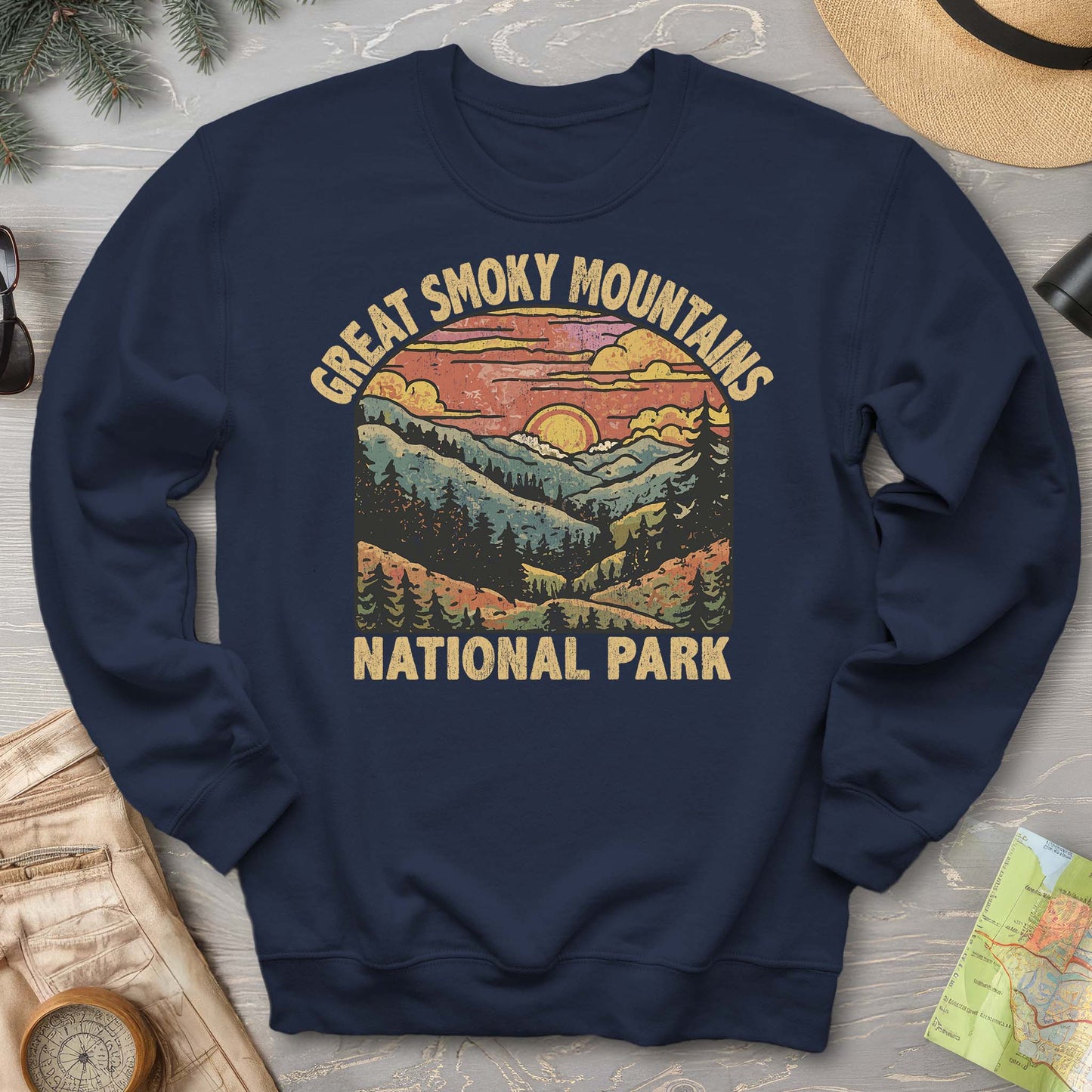 Great Smoky Mountains National Park Sunset Sweatshirt