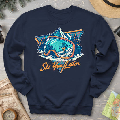 Ski You Later Retro 1980's Sweatshirt