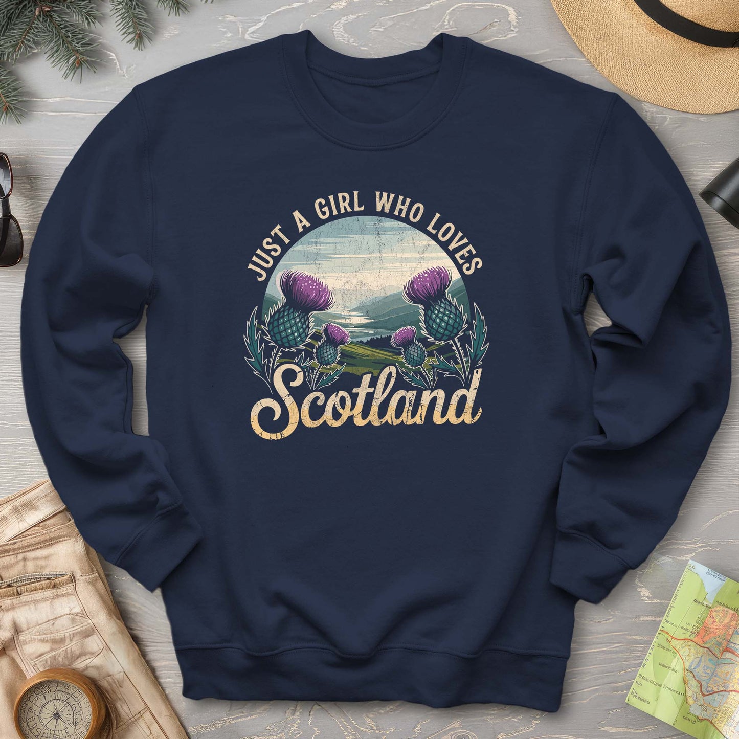 Just a Girl Who Loves Scotland Sweatshirt
