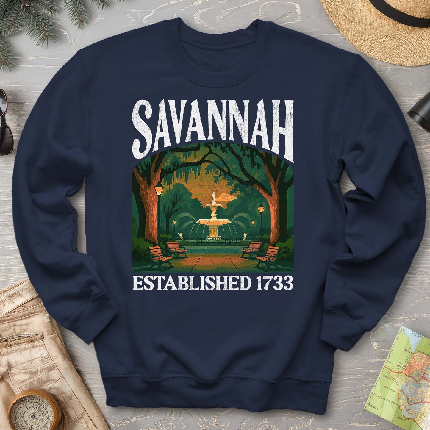 Savannah Georgia "Big and Bold" Sweatshirt